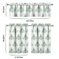 thumbnail image 6 of Kitchen Curtains 36 Inch Short - 3 Panel Set with Cute Bumble Bee and Honeycomb Print, Rod Pocket Window Curtain, 100% Polyester for Bee Lovers, Farmhouse, Kitchen, Living Room, Easy Wash, 6 of 6