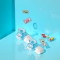 thumbnail image 2 of 2 pieces blue portable pill extractor, blister packaging, no contact easy to remove portable, travel pill dispenser pill extraction tool, personal pill organizer health, pill extractor, 2 of 4