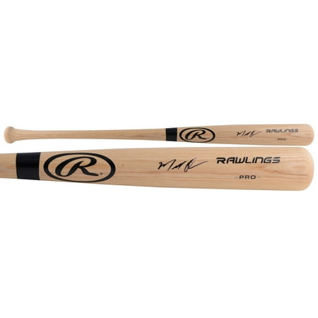 Rawlings St Louis - Marcell Ozuna St. Louis Cardinals Autographed Rawlings Pro Blonde Bat - Fanatics Authentic Certified