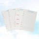thumbnail image 1 of unbranded 1Jgo Papel Para Libreta A6 Suelto Multicolor Con Secciones Mensuales Semanales, 1 of 8