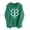 07-Green, variant on Diufon St Patricks Day Sweatshirt Women Long Sleeve Shamrock Printed Hooded Pullover Sweatshirts with Pockets
