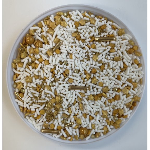You've Found Your Gold Mine Confetti Sprinkles, Cake, Cookie, Donut, Cakepop Toppings, 6 oz.