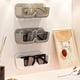 thumbnail image 5 of Kearding Soporte de gafas autoadhesivo de plástico, solución que ahorra espacio para un fácil acceso a las gafas Almacenamiento y organización del hogar Blanco, 5 of 6