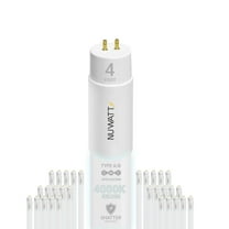 NuWatt 4FT T8 LED Tube Lights A&B Hybrid 4000K Cool White 18W Plug & Play or Ballast Bypass,G13 30PK