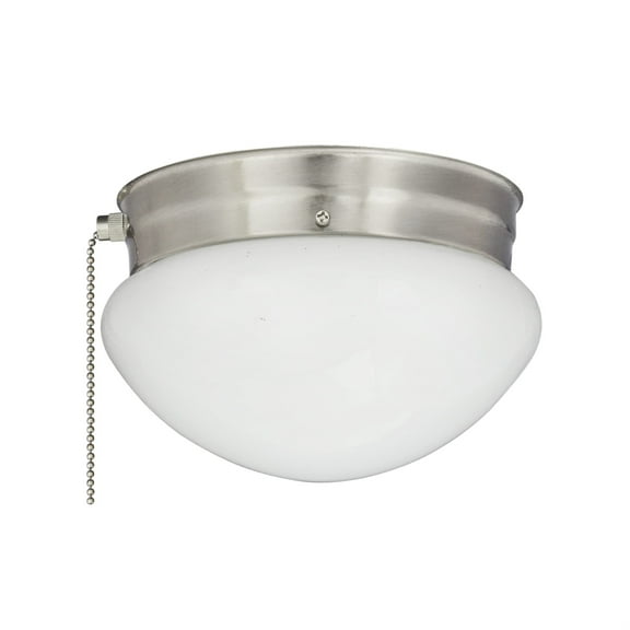Miseno FLCLMUSH6PCBN 7.5 in. 60W Flush Mount Ceiling Fixture - Brushed Nickel