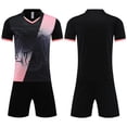 thumbnail image 6 of Vornjynx Boys Outfit Sets 2 Piece Graphic Crew Neck T-Shirt and Shorts Kids Summer Football Outdoor Activewear Black Size 11, 6 of 6