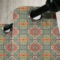 thumbnail image 3 of Ambesonne Turquoise Grommet Curtain, Indigenous, 50" x 96", Turquoise and Orange, 3 of 6
