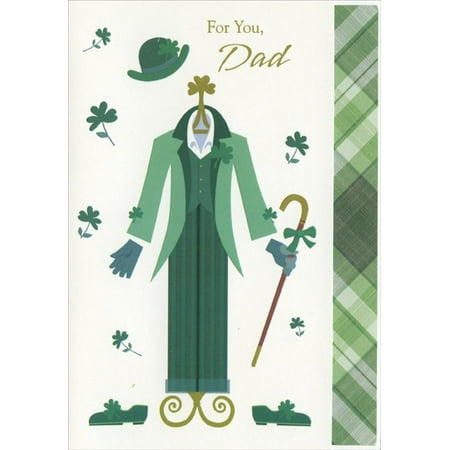 Designer Greetings Green Suit: Dad St. Patrick's Day