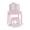 Pink, variant on Teamson Kids Heart Gisele Wooden Vanity Play Set with Tri-Fold Mirror, Storage Drawer & Stool, Purple