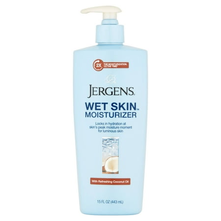 Jergens Wet Skin Coconut Oil Moisurizer Pump, 15 oz