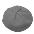 thumbnail image 2 of Boina para mujer, gorro estilo francés, gorro de invierno cálido, forro de lana, gorro de punto, retro, suave, color puro, salvaje, 2 of 8