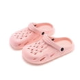 thumbnail image 1 of Zuecos para mujer, sandalias informales de verano de EVA, zapatos ligeros para exterior, zapatos de playa con suela gruesa antideslizante, zapatos de jardín para parejas, 1 of 5