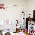 thumbnail image 4 of 5ft Pop Up Christmas Tree with Stand, Tinsel Collapsible Artificial Christmas Tree for Holiday Christmas Home Decorations, 4 of 7