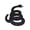 Black, variant on Strong Automotive Decal 3D Snake Badge Metal Car Sticker Gadsden Flag Designs Car Badge for Truck Motorcycles Yellow