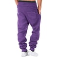 thumbnail image 3 of Mens Heavyweight Sweatpants Baggy Straight Casual Pants Elastic Waist Workout Athletic Joggers Pockets Sweat Pants, 3 of 5