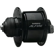 Shimano Alfine DH-S501 Dynamo Front Hub - QR x 100mm, Center-Lock, Black, 36h