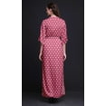 thumbnail image 5 of Bimba Rayon Rose Floral Ladies Long Gown Boho Beach Cocktail Party Maxi SlitÂ&nbsp;Dress-Large, 5 of 6