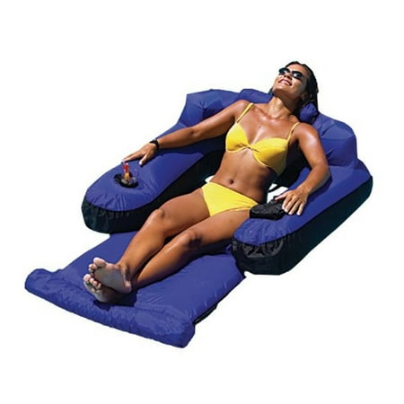 - Swimline 9047 Swimming Pool Fabric Inflatable Ultimate Floating Lounger Chair