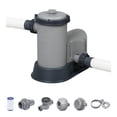 thumbnail image 1 of Bestway 58390E Flowclear 1500 GPH Filter Pump for Above Ground Pools, 1 of 8