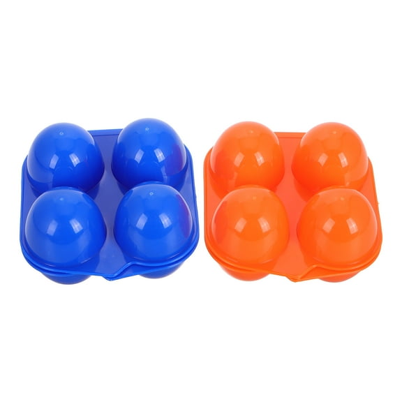 Clispeed Egg Storage Box Blue ABS Shockproof for Refrigerator and Outdoor Use