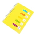 thumbnail image 4 of Side-spiral Notebooks Thicken Notepad Category Notepad Students Stationery for Diary Journal Travel (A5 Middle Size Yellow), 4 of 7