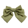 thumbnail image 1 of Coofit Barrette Française Mode à Pois Nœud Papillon Pince à Cheveux pour Femmes Filles, 1 of 10