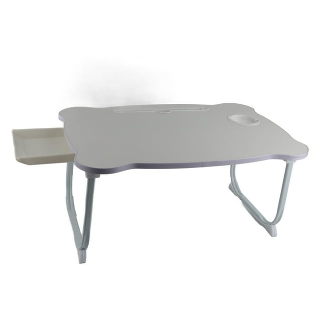 Table Bed Folding Table Portable Cute Breakfast Tray Lap Standing Notebook Desk for Home Dormitory