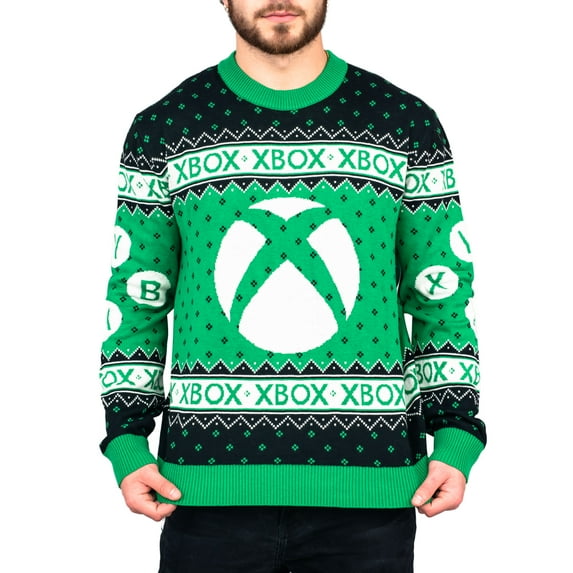 Xbox Big X Holiday Ugly Christmas Sweater