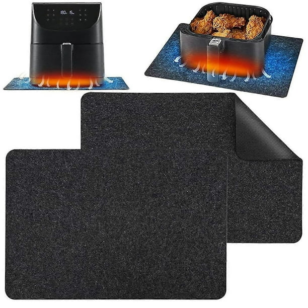 2Pc Air Fryer Coffee Maker Heat Resistant Pad Counter Mat Countertop Protector Non-slip Appliance Moving Mat Kitchen Accessories