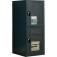 thumbnail image 1 of MECOLOR Vertical Single Tier Small Locker with Padlock latche Plastic clear Door 2 or 3 Compartment Storage for Employee,Home,Office file cabinet,School,Kids, 1 of 9