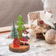 thumbnail image 6 of Wooden Christmas Table Decor Tabletop Christmas Tree Desktop Ornament Table Top Decoration for Home Indoor Party Xmas Present Elk, 6 of 8