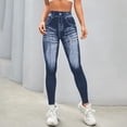 thumbnail image 4 of DAFEI Womens Solid Color Pocket Straight Tube Loose Stretch Yoga Pants Color Contrast Solid Pants, 4 of 4
