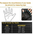 thumbnail image 2 of par (L) de guantes deportivos acolchados de cuero con muñequera, antideslizantes y ventilados, para levantamiento de pesas, dominadas, entrenamiento, patinaje sobre ruedas, mujeres y hombres, 2 of 5
