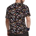 thumbnail image 2 of Wukai Daisies Flowers Print Men's Short-Sleeved Mesh T-Shirt,Quick-Dry Short Sleeve Workout T-Shirt-XX-Large, 2 of 8