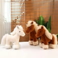 thumbnail image 2 of Real Life Horse Plush Dolls Stuffed Animal High Quality Super Realistic Pony Plush Toys Classic Birthday Gift For Children, 2 of 8