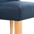 thumbnail image 6 of Gaji Wing Back Fabric Dining Chairs, Set of 2, Dark Blue, 6 of 11