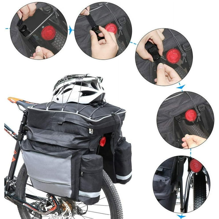 Saddle Bag Bicycle Bag Deuter Rack Pack Uni Ortlieb Back Roller