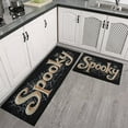 thumbnail image 3 of Halloween Kitchen Rug Set Of 2 Non Skid Kitchen Mats for Floor,Happy Halloween Spooky Trick or Treat (13)Kitchen Rugs and Mats for Bathroom,Room Bedroom (47x17+30x17 Inches), 3 of 7