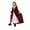 Brick Red, variant on Girls Medieval Cos_Tume Dress Long Sleeve Elegant Princess Gown Halloween Party Formal Dress Up Outfit Kids Wear