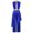 Royal Blue, variant on TiaoBug Womens Praise Worship Dance Overlay Tunic Asymmetrical Dance Dress with Loose Fit Pants Purple XXL