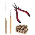 thumbnail image 3 of Alicates para quitar extensiones de cabello, 4 piezas Alicates para pelucas de cabello Alicates para extensiones de cabello Anillos de silicona para extensiones de cabello Diseño fácil de usar, 3 of 8