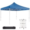 thumbnail image 2 of M optimized 10x10ft Pop Up Canopy, Heavy Duty Instant Tent with Wheeled Carry Bag, All Season Commercial Sun Shelter, Portable Canopy Shelter for Patio, Backyard, Bench, Garden, 2 of 6