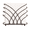 Bronze, variant on Dependable Industries Essentials 8" Metal Napkin Holder – Crisscross Design, Upright Tabletop Dispenser
