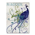 thumbnail image 2 of Trademark Fine Art "Peacock Nouveau I" Canvas Art by Color Bakery, 2 of 3