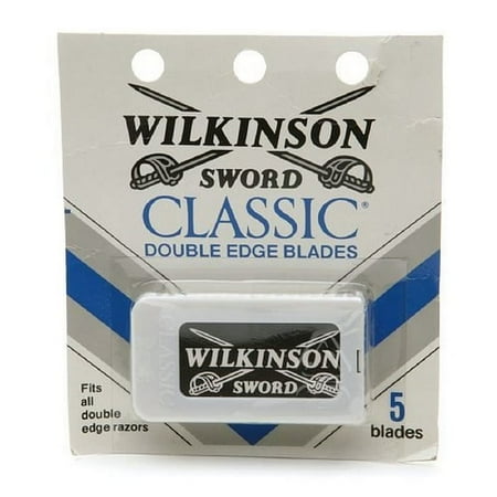 Wilkinson Sword Double Edge Razor Blade Refills for Men - 5 Count (20 Pack) (Bundle)