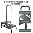 thumbnail image 3 of SHYUJAJIE 2 Step Stool with Handle for Seniors, Height Adjustable & with Sensor Light, Hold up to 450 lbs, Heavy Duty Bedside Step Stool for High Beds for Adults, Elderly, Handicap, 3 of 8