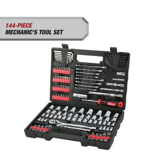 Hyper Tough 107 Piece 1/4, 3/8, 1/2 inch Drive Socket Set For