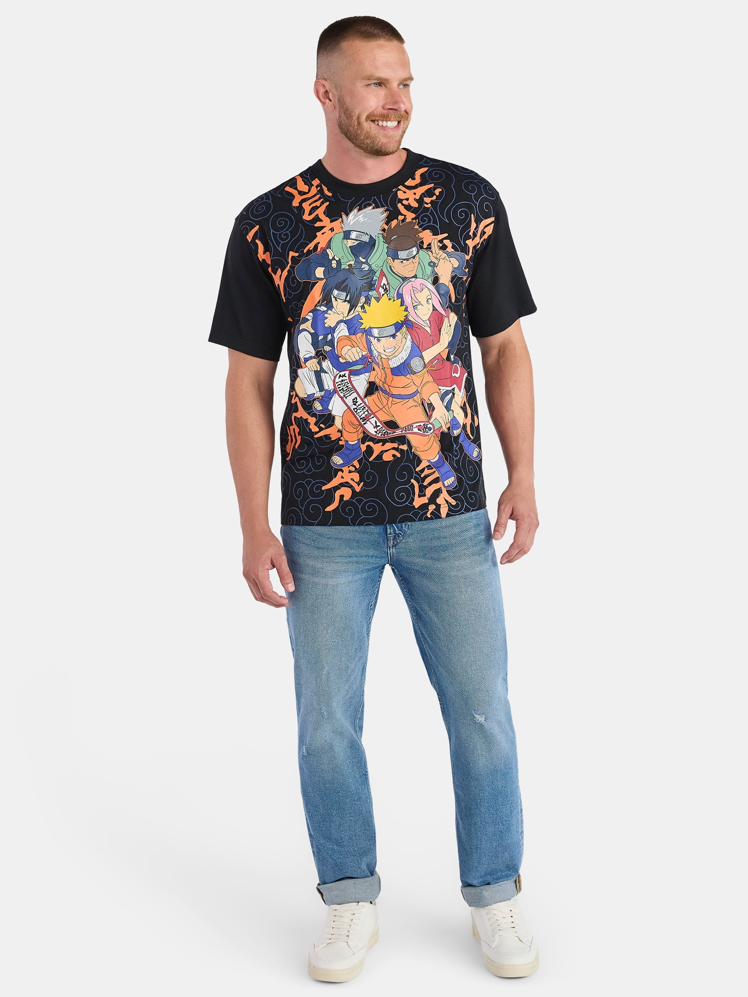 Naruto Men's and Big Men's Graphic Tee, Sizes S-3XL