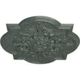 thumbnail image 3 of 31 1/4"OD x 2"P Bonetti Ceiling Medallion (Fits Canopies up to 7 3/8"), Hand-Painted Athenian Green Crackle, 3 of 6