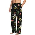 thumbnail image 2 of Bingfone Bees Mens All Over Print Sleep Pajama Pants-Large, 2 of 9